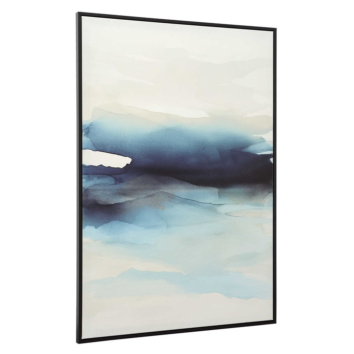 WAVES FRAMED CANVAS