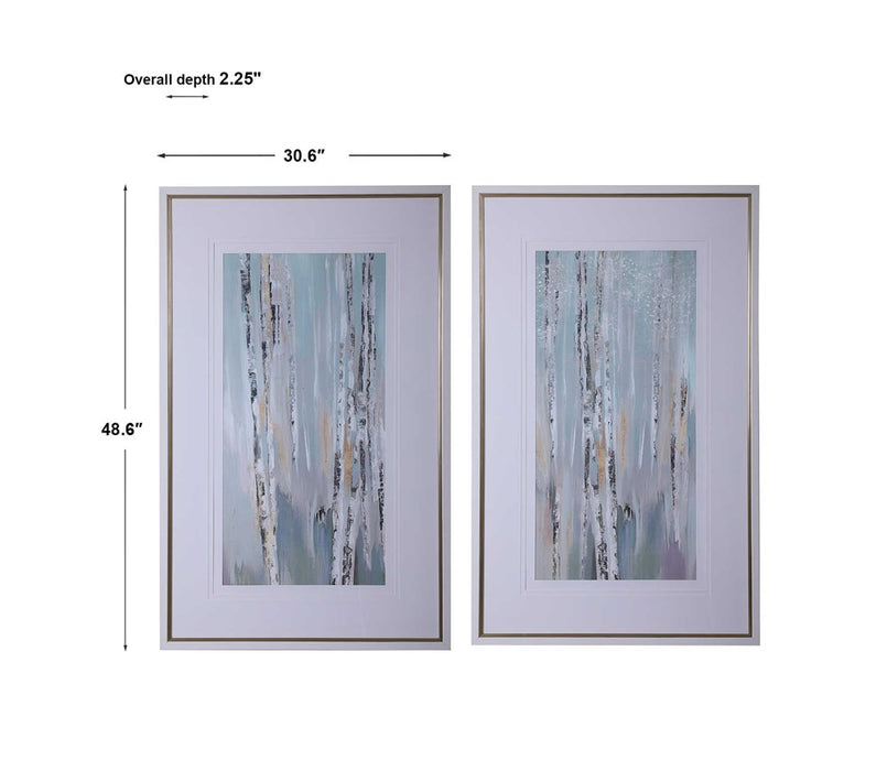 PANDORA'S FOREST FRAMED PRINTS, S/2