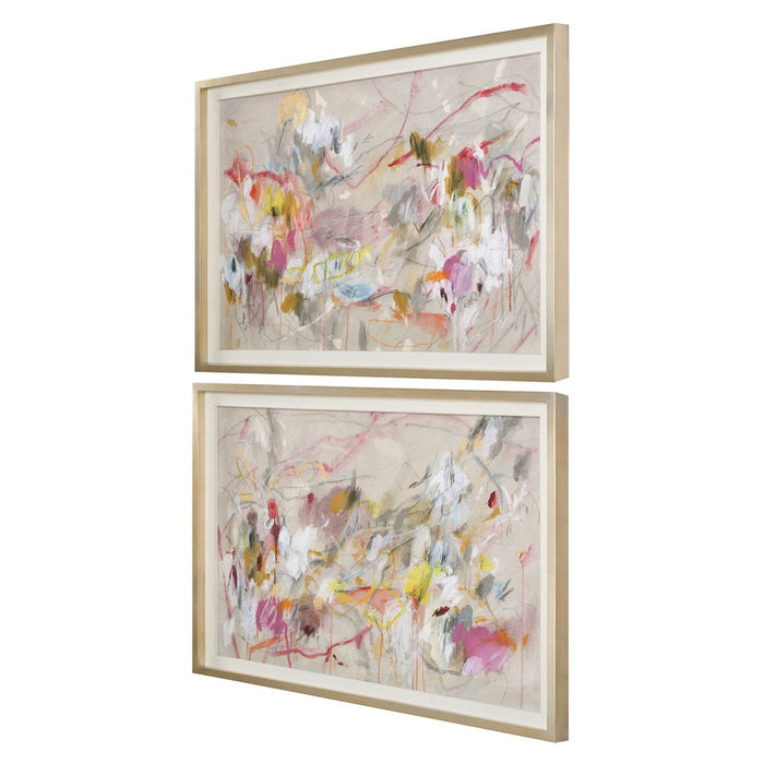 METROPOLITAN RUSH FRAMED PRINTS, S/2