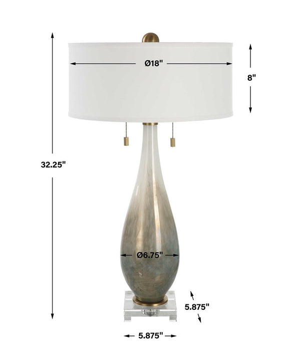 CARDONI TABLE LAMP, BRONZE