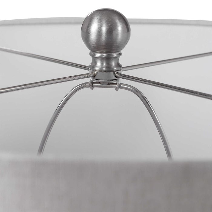 FELIPE TABLE LAMP, LIGHT GRAY