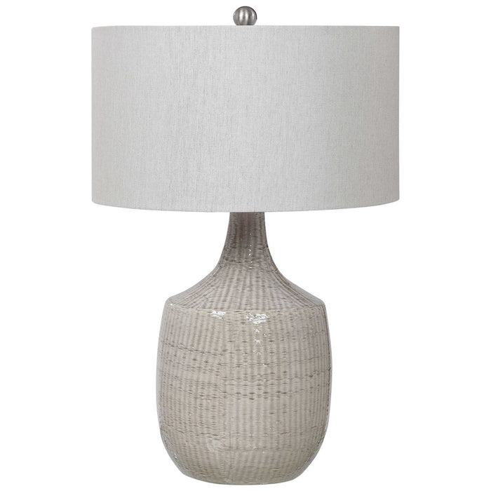 FELIPE TABLE LAMP, LIGHT GRAY