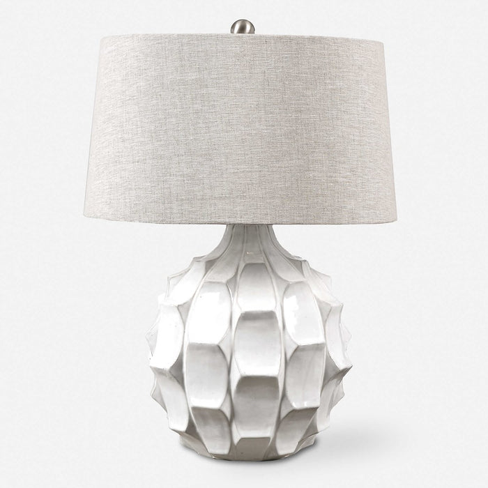 GUERINA TABLE LAMP, WHITE