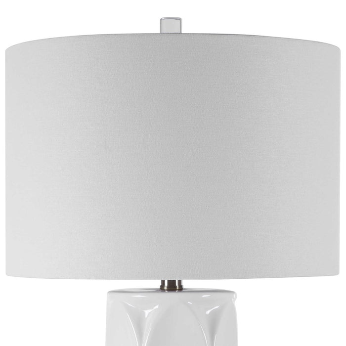 SINCLAIR TABLE LAMP, WHITE