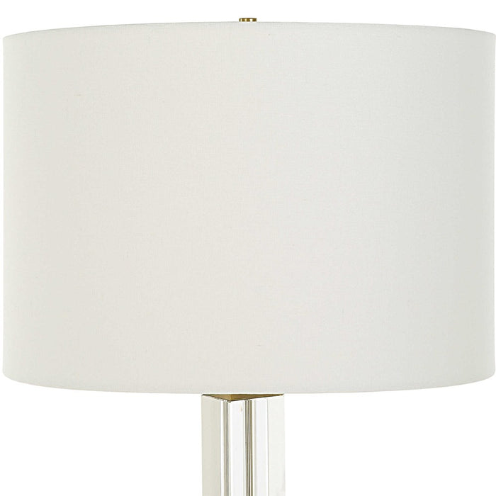 CRYSTAL COLUMN TABLE LAMP