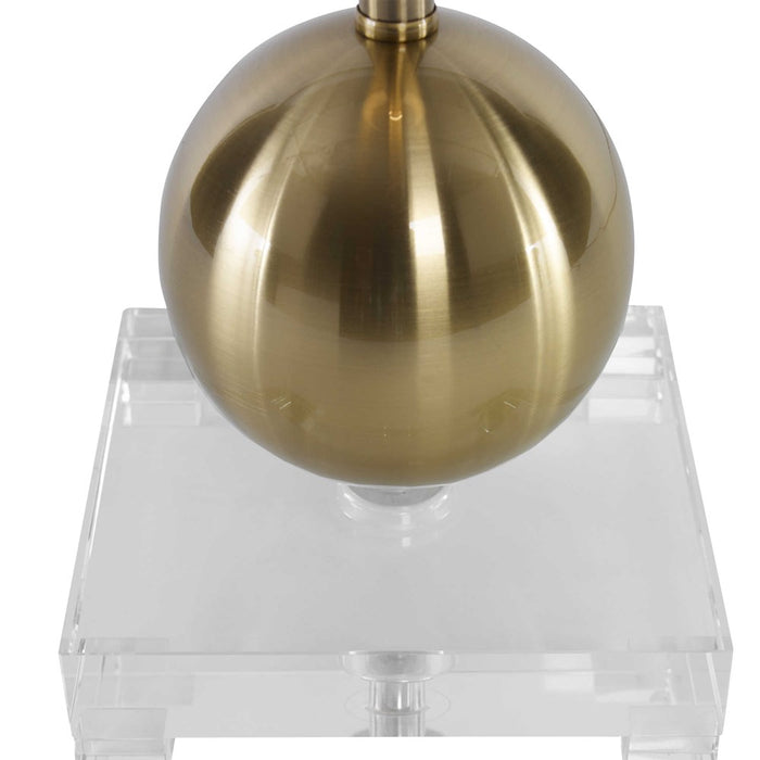 LATON BUFFET LAMP, BRASS