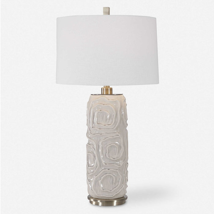 ZADE TABLE LAMP, GRAY