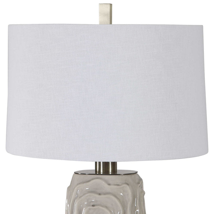 ZADE TABLE LAMP, GRAY