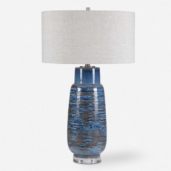 MAGELLAN TABLE LAMP, BLUE