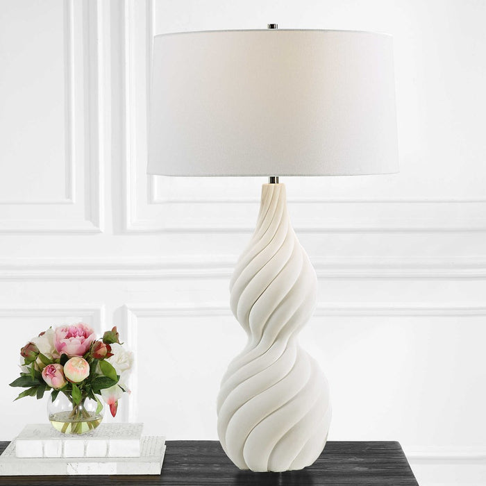 TWISTED SWIRL TABLE LAMP