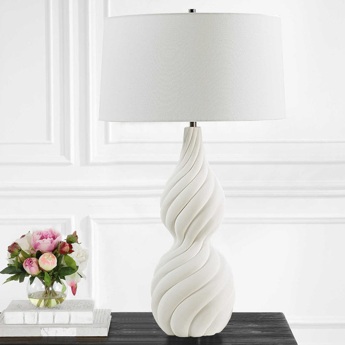 TWISTED SWIRL TABLE LAMP