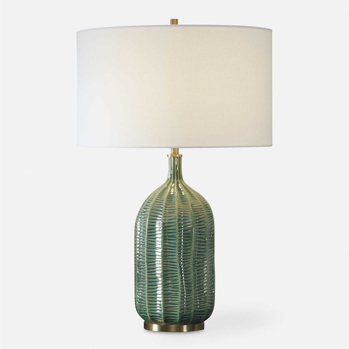 BIXBY GREEN TABLE LAMP