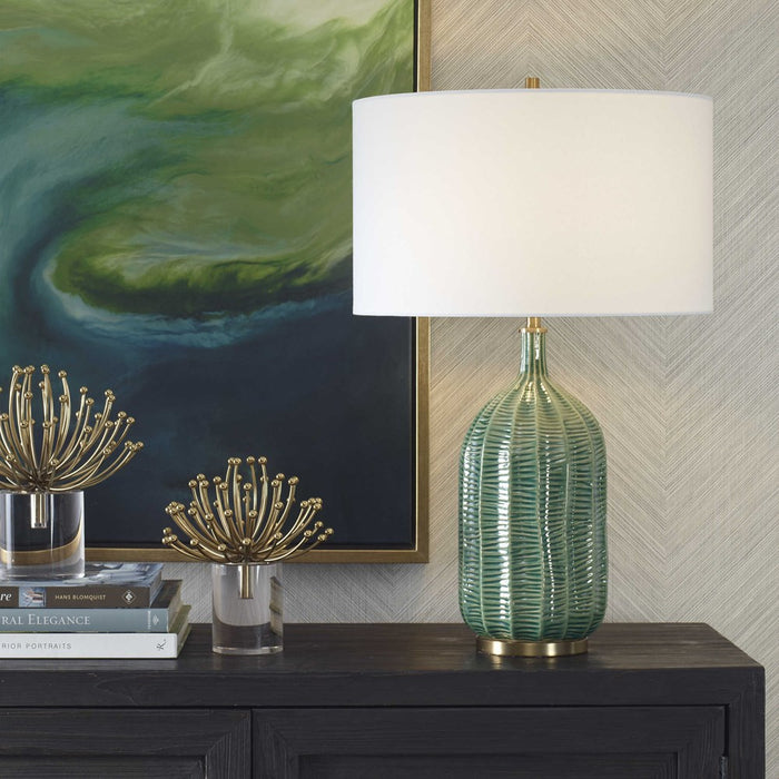 BIXBY GREEN TABLE LAMP