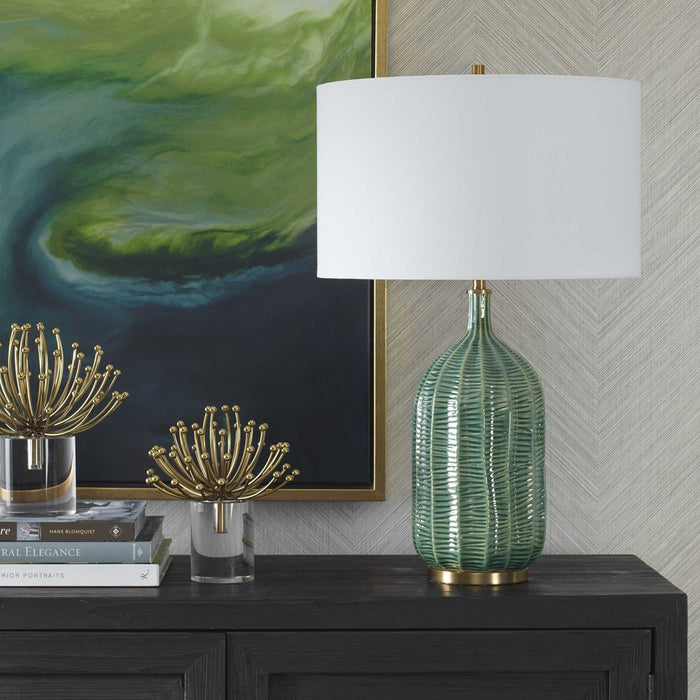 BIXBY GREEN TABLE LAMP