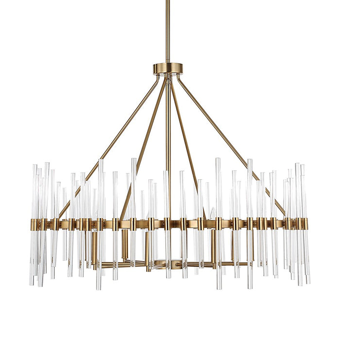 CRYSTAL STICK, 8 LT CHANDELIER