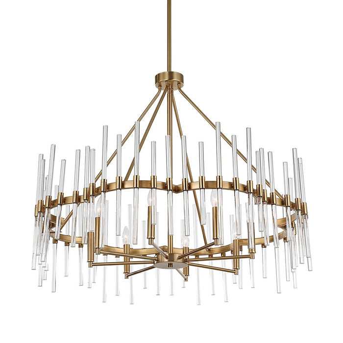 CRYSTAL STICK, 8 LT CHANDELIER