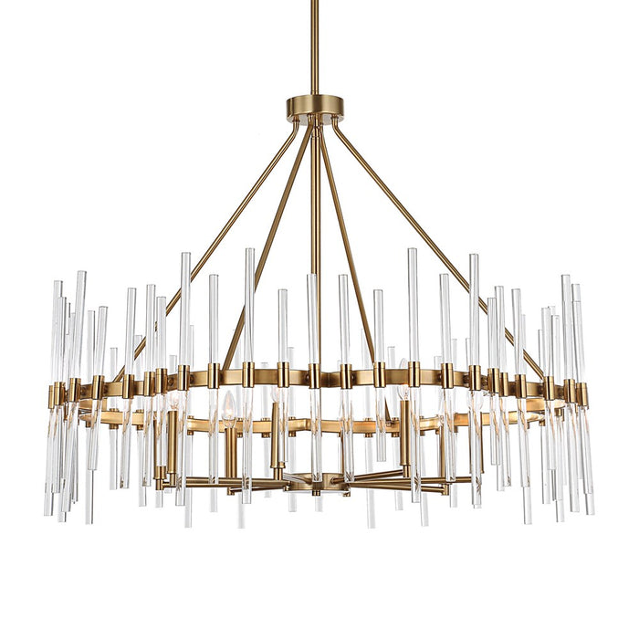 CRYSTAL STICK, 8 LT CHANDELIER