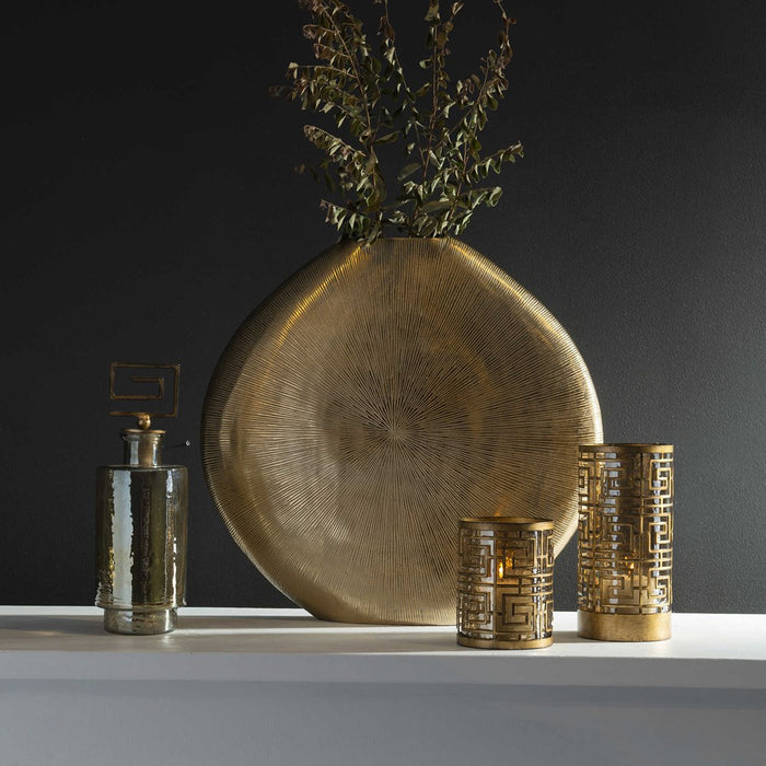 GRETCHEN VASE, GOLD