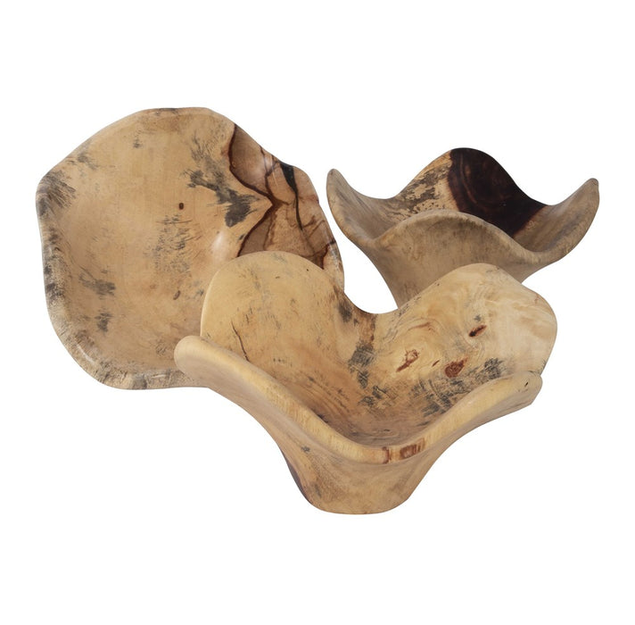 TAMARINE WOOD WALL DECOR, S/3