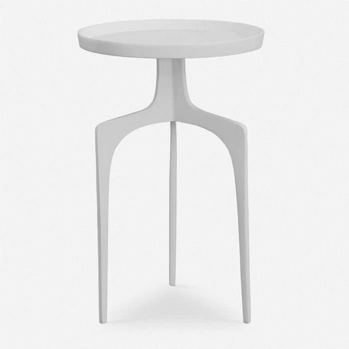 KENNA ACCENT TABLE, WHITE