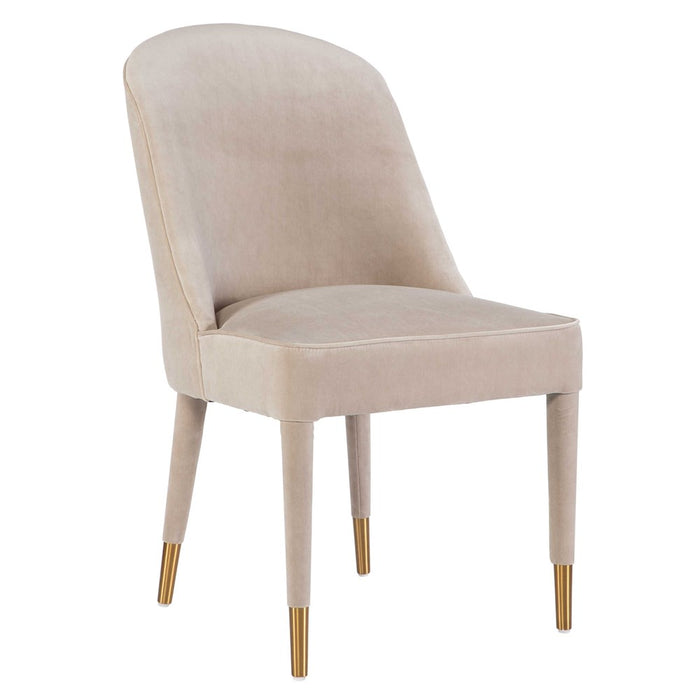 BRIE ARMLESS CHAIR, CHAMPAGNE, 2 PER BOX, PRICED EACH