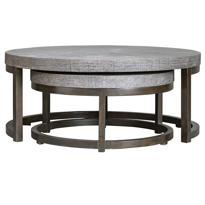 AIYARA NESTING COFFEE TABLES, S/2