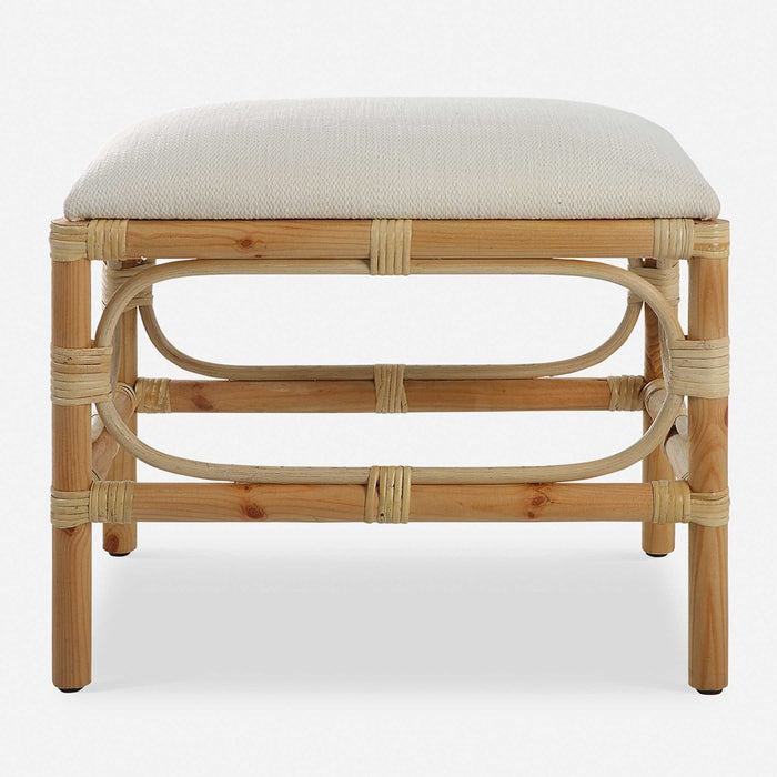 LAGUNA SMALL BENCH, WHITE