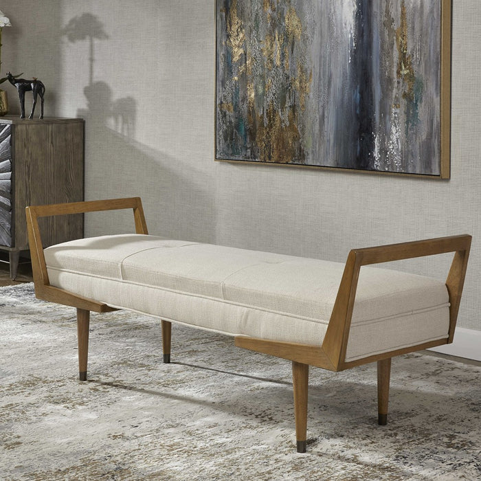 WAYLON BENCH, IVORY