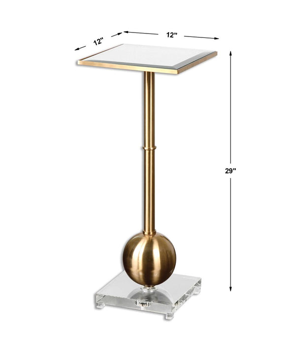 LATON DRINK TABLE, GOLD