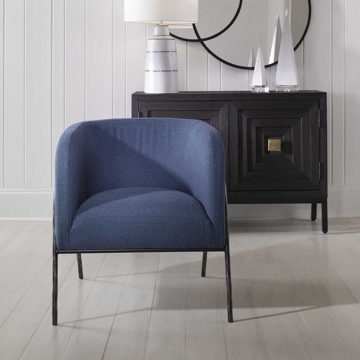 JACOBSEN ACCENT CHAIR, DENIM