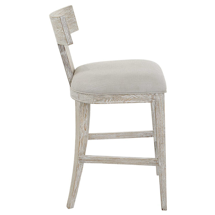 IDRIS COUNTER STOOL, WHITE