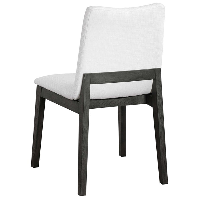 DELANO ARMLESS CHAIR, ESPRESSO, 2 PER BOX, PRICED EACH