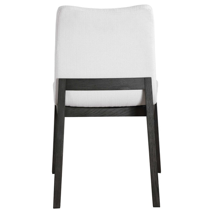 DELANO ARMLESS CHAIR, ESPRESSO, 2 PER BOX, PRICED EACH