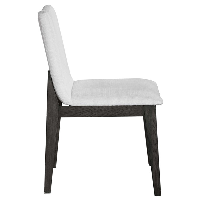 DELANO ARMLESS CHAIR, ESPRESSO, 2 PER BOX, PRICED EACH