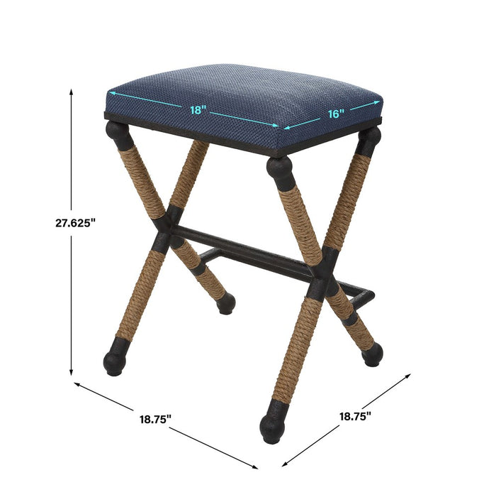 FIRTH COUNTER STOOL, NAVY