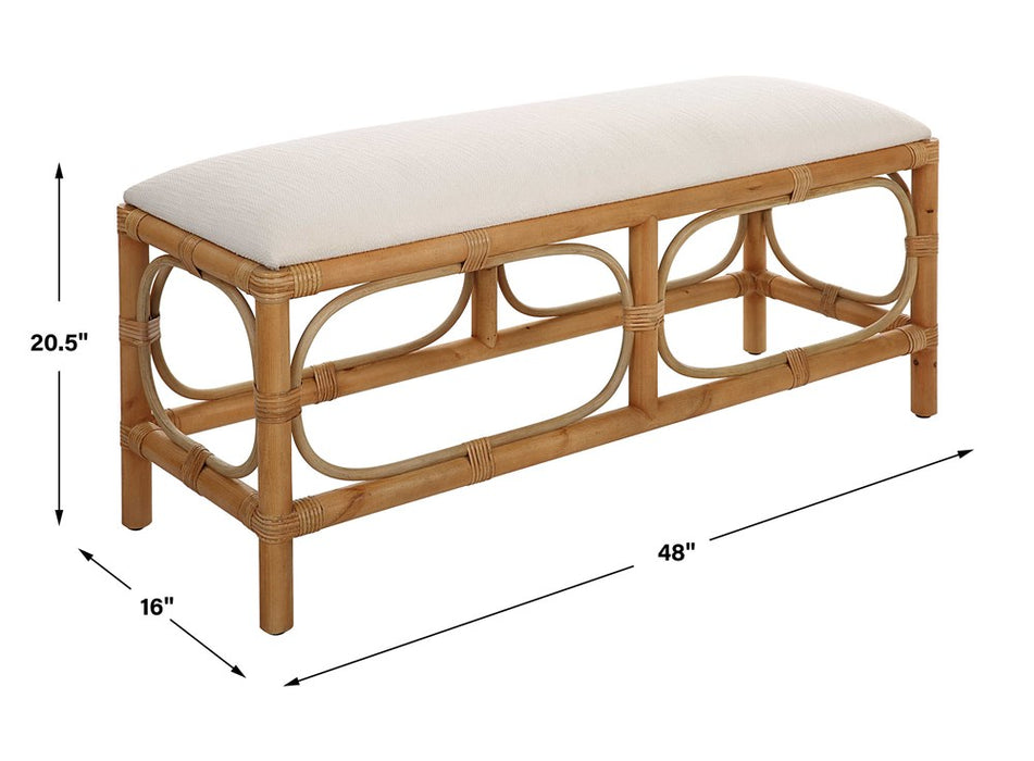 LAGUNA BENCH, WHITE