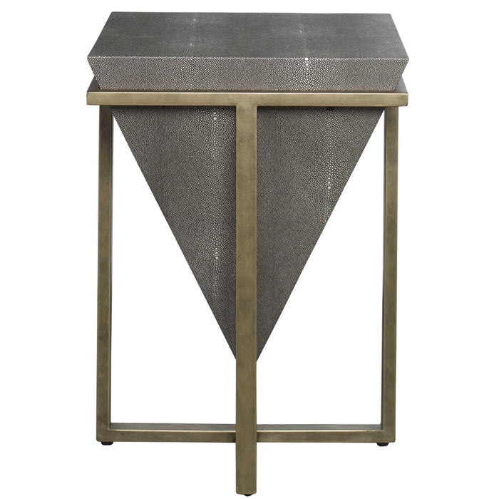 BERTRAND ACCENT TABLE, SHAGREEN