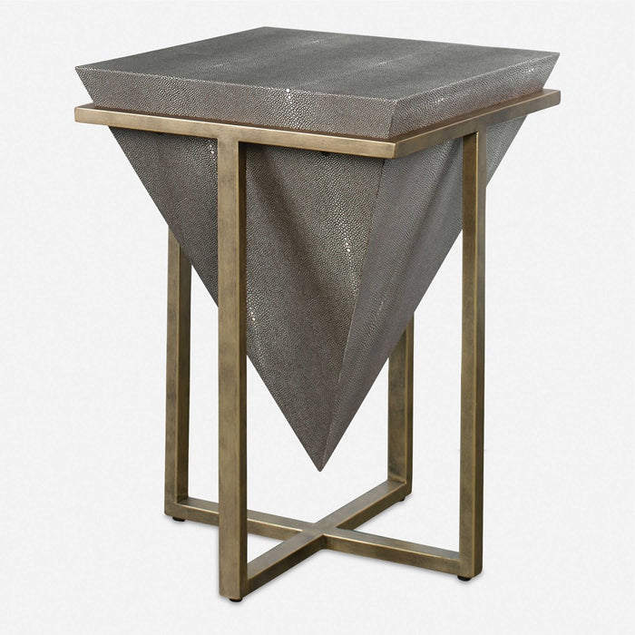 BERTRAND ACCENT TABLE, SHAGREEN