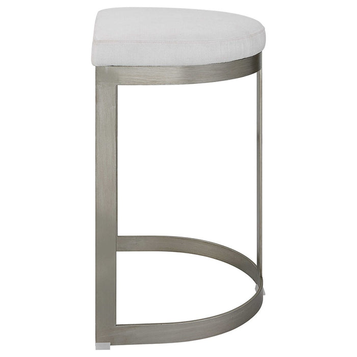 IVANNA COUNTER STOOL, SILVER