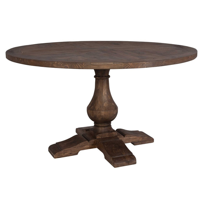 STRATFORD ROUND DINING TABLE, 2 CARTONS