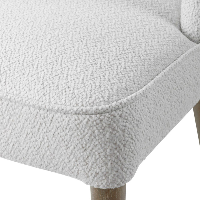 BRIE ARMLESS CHAIR, WHITE, 2 PER BOX, PRICED EACH