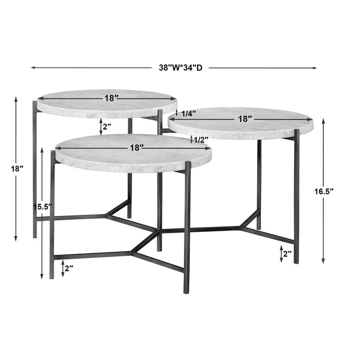 CONTARINI COFFEE TABLE, 2 CARTONS