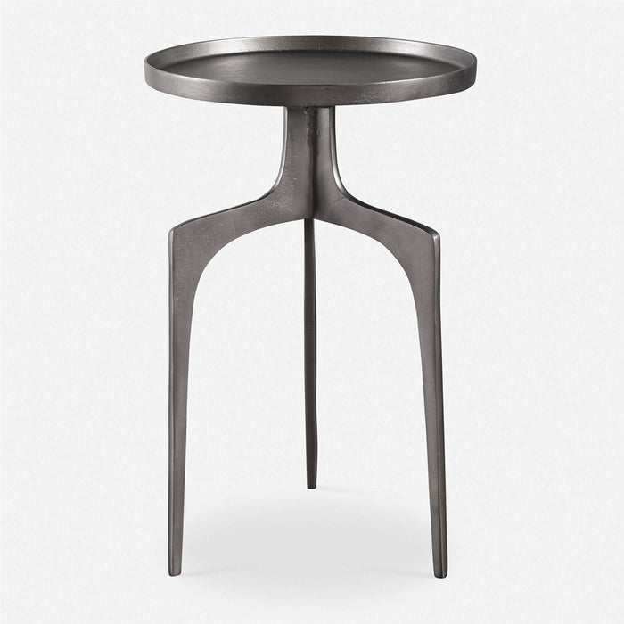 KENNA ACCENT TABLE, NICKEL