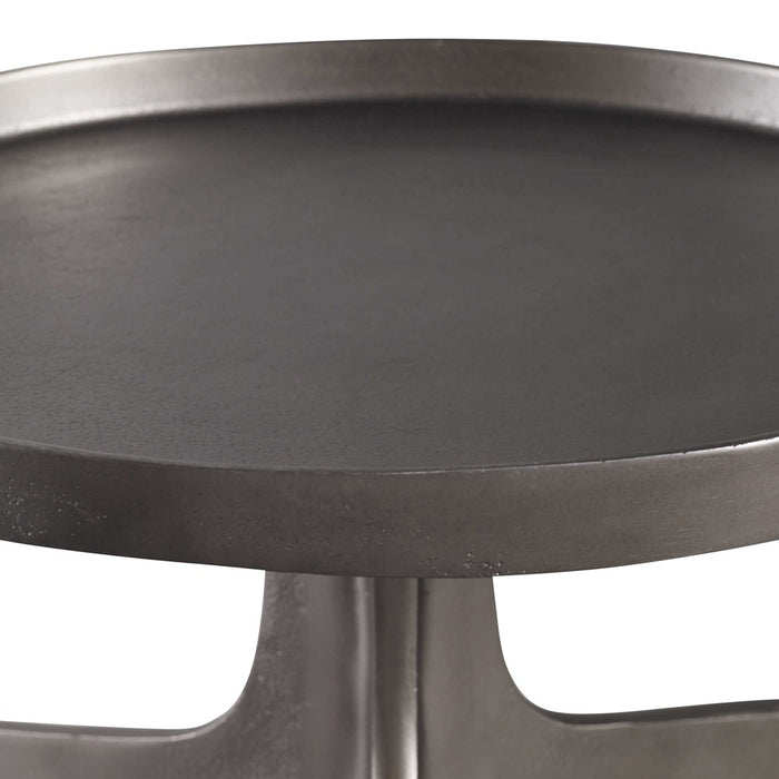 KENNA ACCENT TABLE, NICKEL