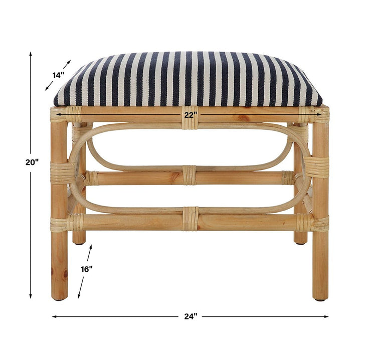 LAGUNA SMALL BENCH, STRIPED