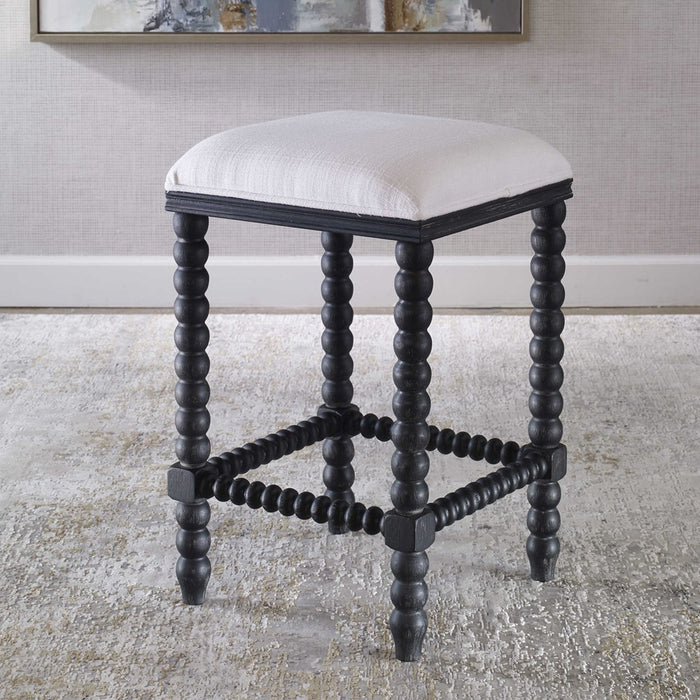 PRYCE COUNTER STOOL, BLACK