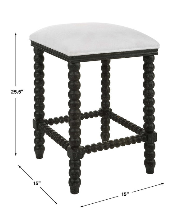 PRYCE COUNTER STOOL, BLACK