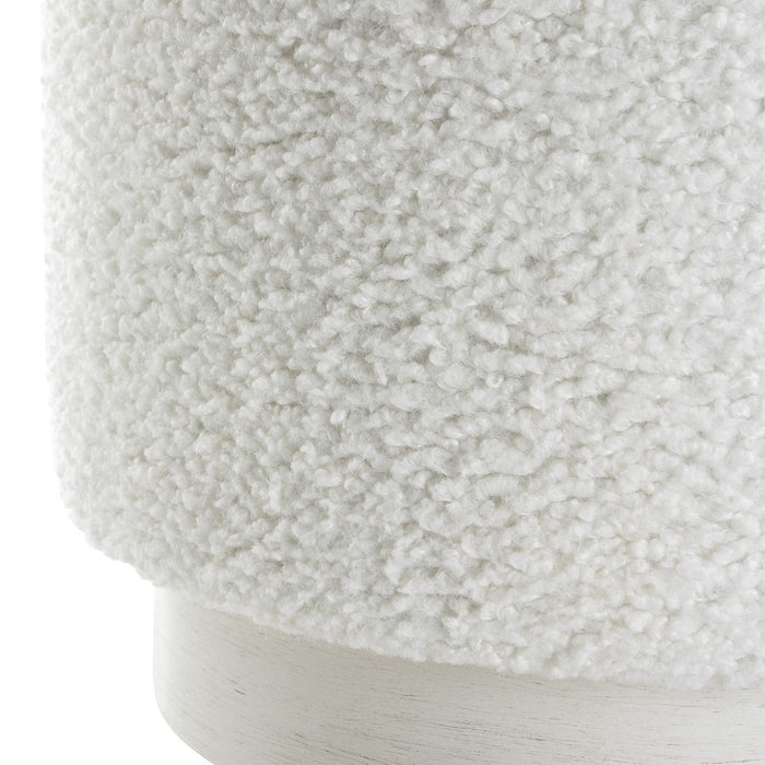 AVILA OTTOMAN, WHITE