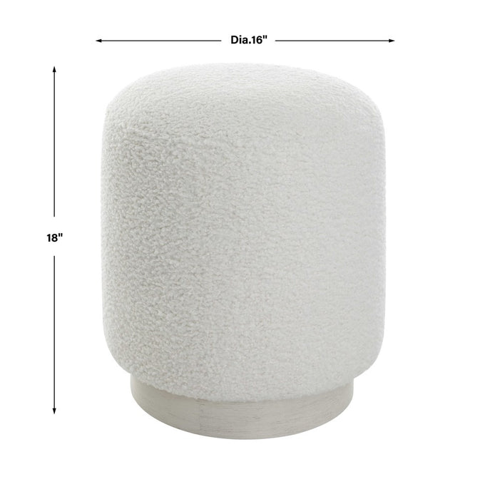 AVILA OTTOMAN, WHITE