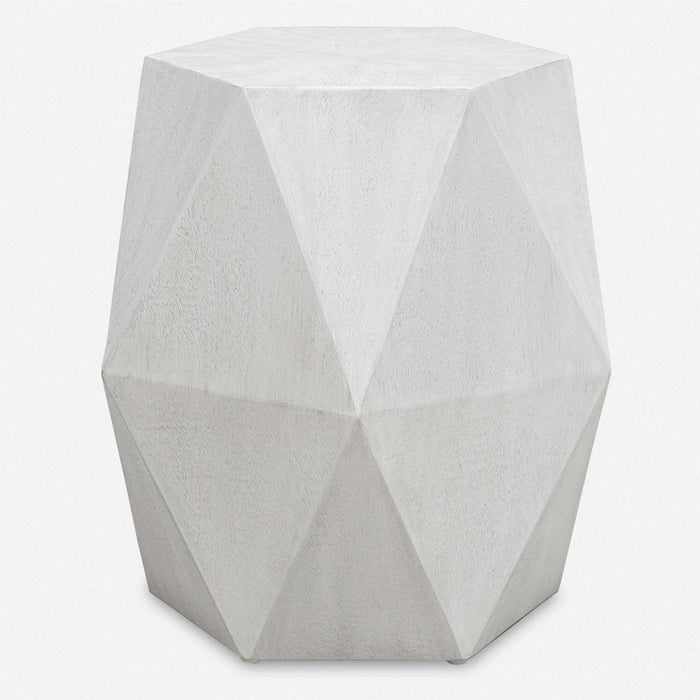 VOLKER ACCENT TABLE, WHITE